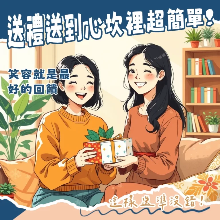 送朋友禮物挑選指南，包含客製化、實用禮物與心意傳達，幫助你選出最佳禮物。