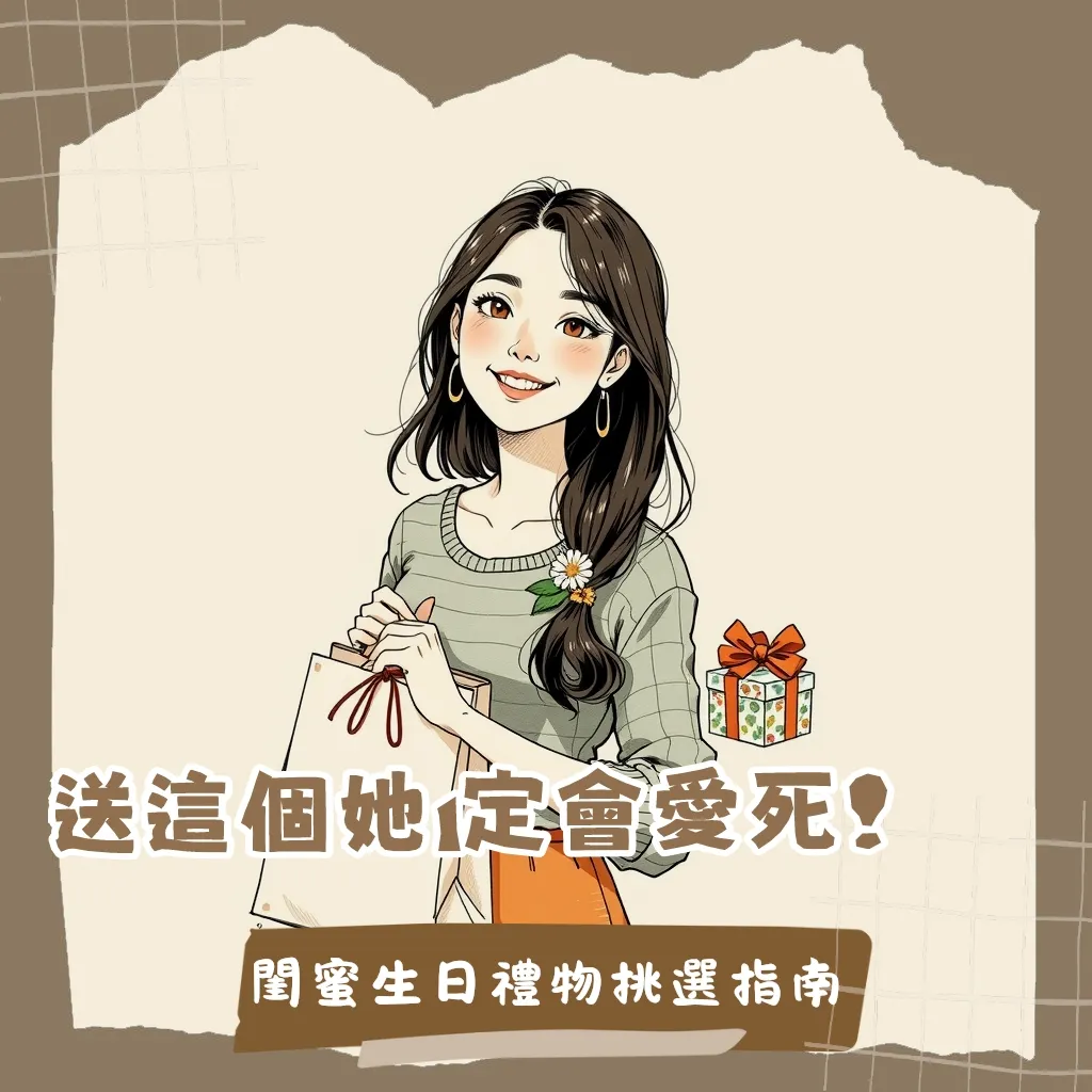 生日禮物推薦女閨蜜：包含客製化、體驗型及實用家電，讓妳挑選到送到心坎裡的禮物，展現獨特用心。