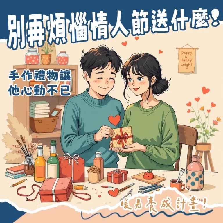 情人節禮物DIY指南:各種創意手作禮物教學與建議,讓手殘黨也能輕鬆做出心意爆棚的專屬禮物。