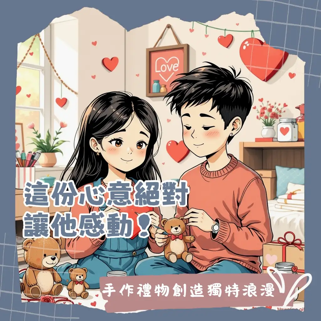 手作情人節禮物提案,涵蓋烘焙、工藝DIY、共同體驗課程與卡片,讓愛與心意更具獨特性。