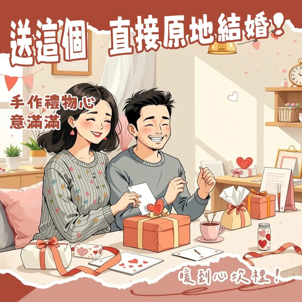 親手製作情人節禮物，包含甜點、卡片和各種手工藝品的製作指南與靈感，充滿心意的DIY禮物。