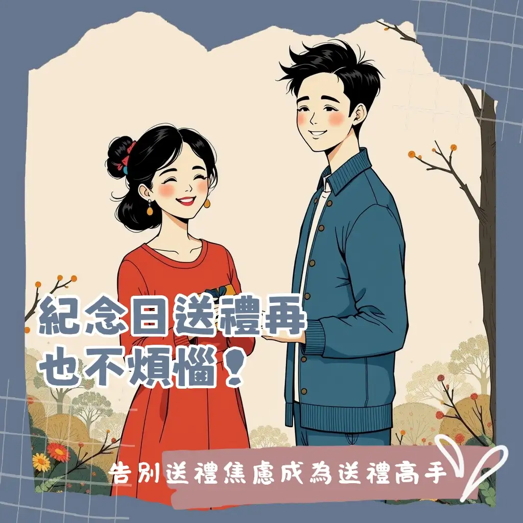 情侶紀念日禮物推薦，客製化、手作與體驗活動，打造難忘專屬回憶的送禮攻略。