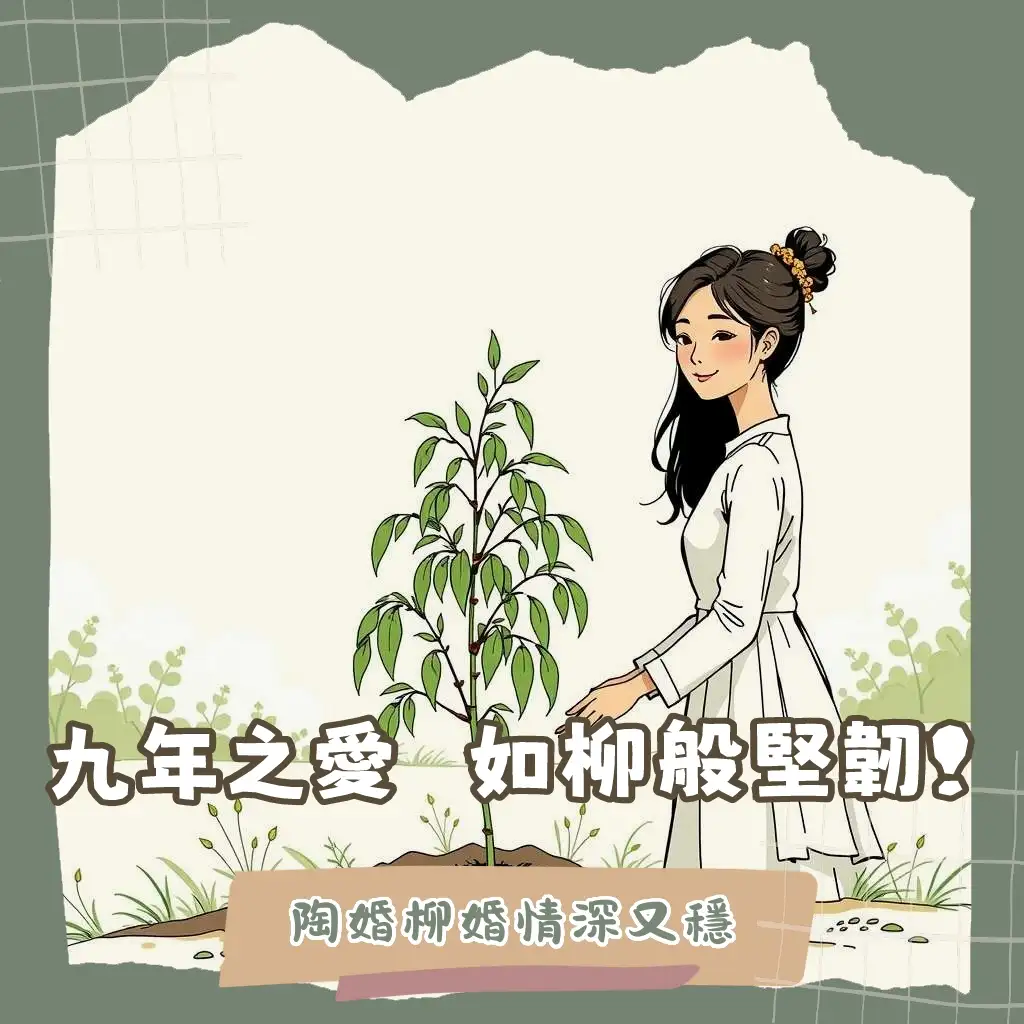 一對夫妻在陶藝教室共同製作陶器，慶祝結婚9週年陶婚與柳婚，並挑選紀念禮物。