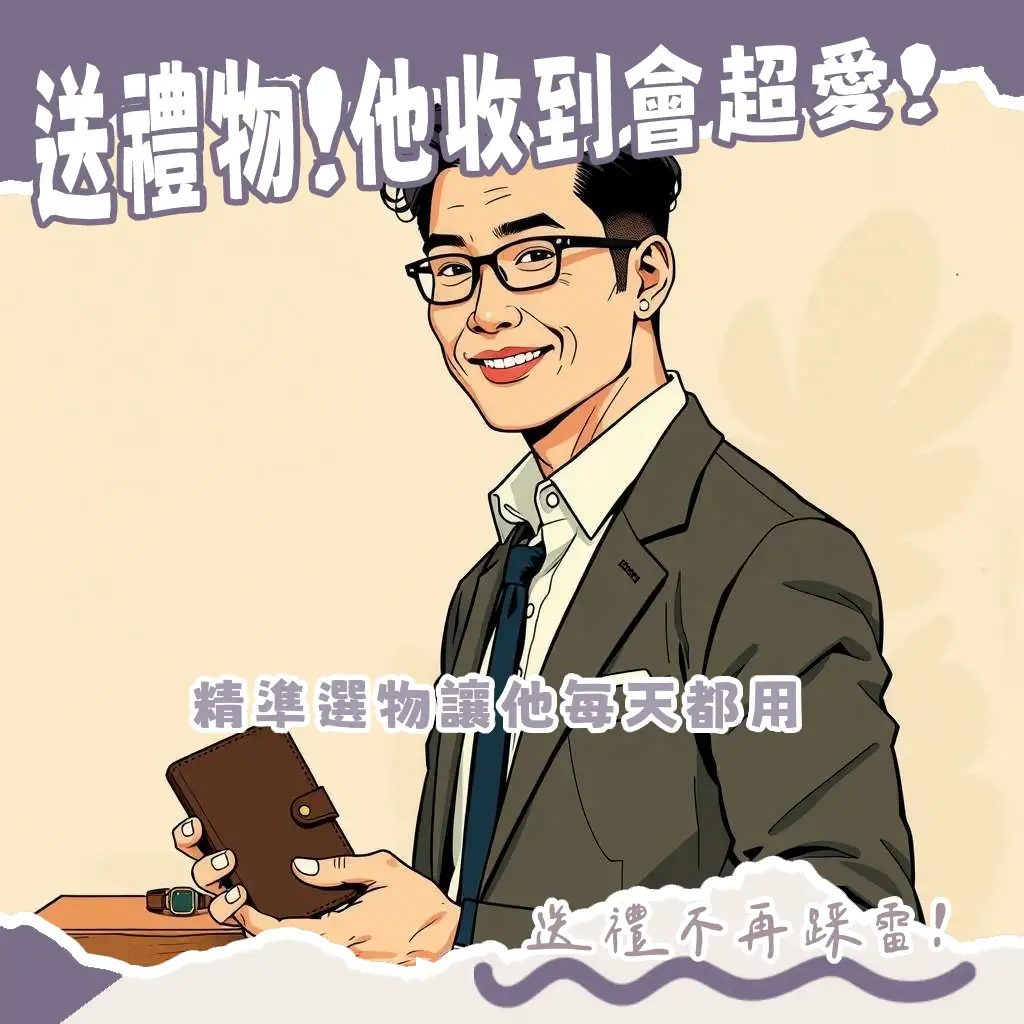 男生禮物精品選購指南，涵蓋皮夾、皮帶、腕錶等實用精品，助你挑選低調奢華的禮物。