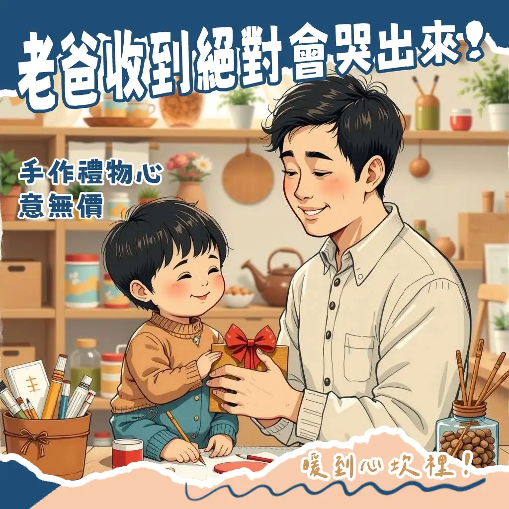 父親節禮物手工製作指南,包含卡片、皮革DIY、手作料理等,讓心意滿滿的禮物溫暖爸爸的心。