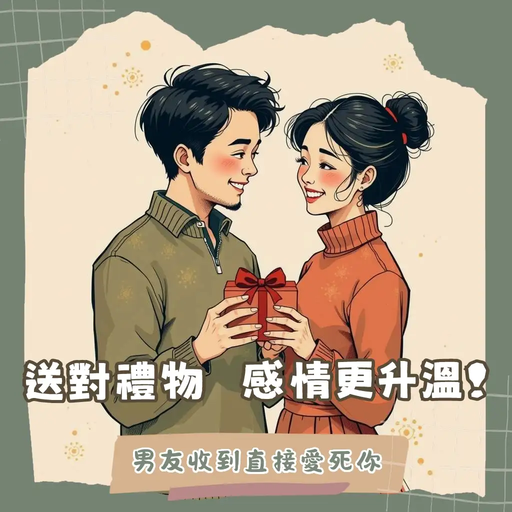 七夕禮物 男友挑選攻略，涵蓋實用3C、質感精品、興趣導向、客製化禮物與浪漫約會靈感。