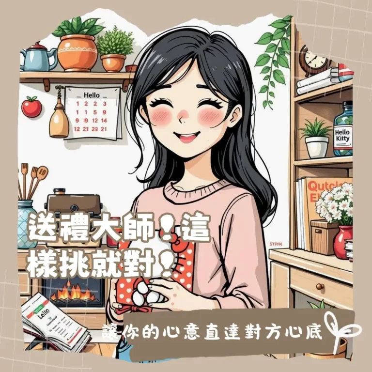 Hello Kitty實用禮物挑選指南，涵蓋居家、辦公、3C等類別，助你挑選可愛又耐用的Hello Kitty禮物。