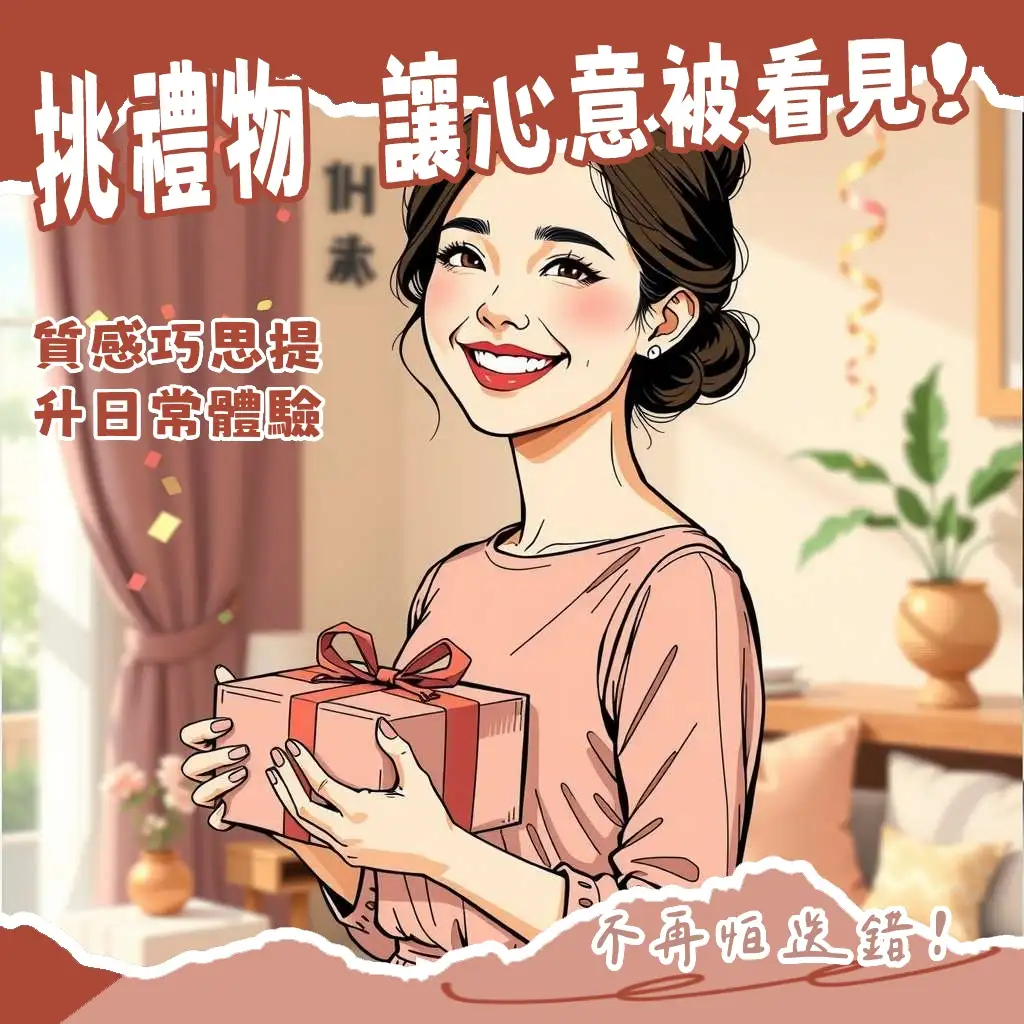 有質感的生日禮物挑選指南，包含材質、設計、品牌故事與客製化推薦。