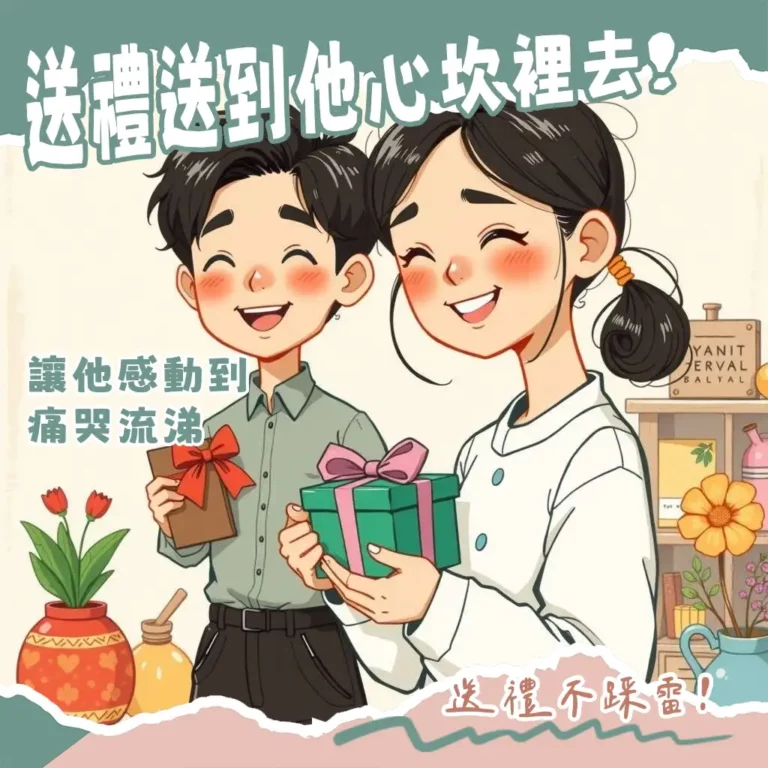 生日禮物男選購指南，涵蓋實用3C、品味配件與個人興趣，助你輕鬆挑選送禮不踩雷。