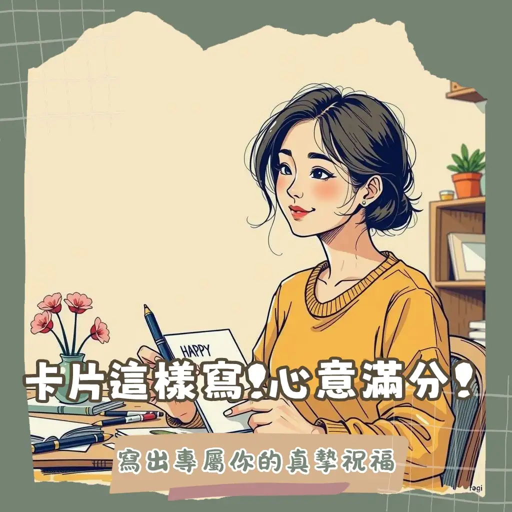 生日卡片挑選與手作指南，阿德教你從風格、對象到祝福語，輕鬆寫出滿分心意卡片