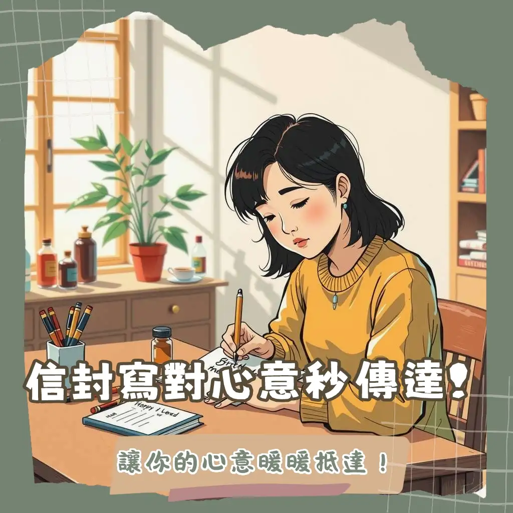 生日卡片信封寫法指南，橫式直式收件人寄件人資訊、稱謂、郵遞區號全攻略，讓祝福更有溫度。