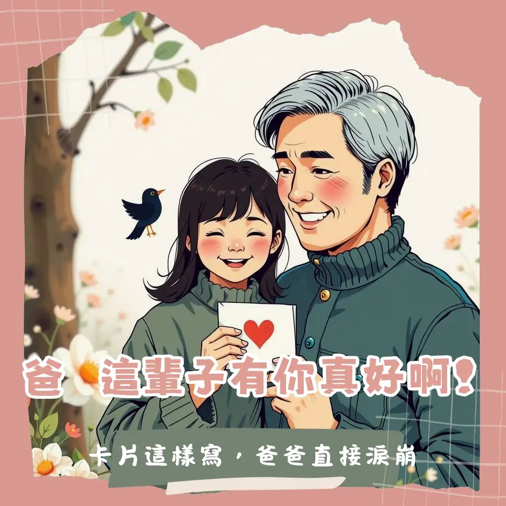 父親節卡片怎麼寫才能感動爸爸？手寫卡片內容、祝福語及不同風格寫法全攻略。