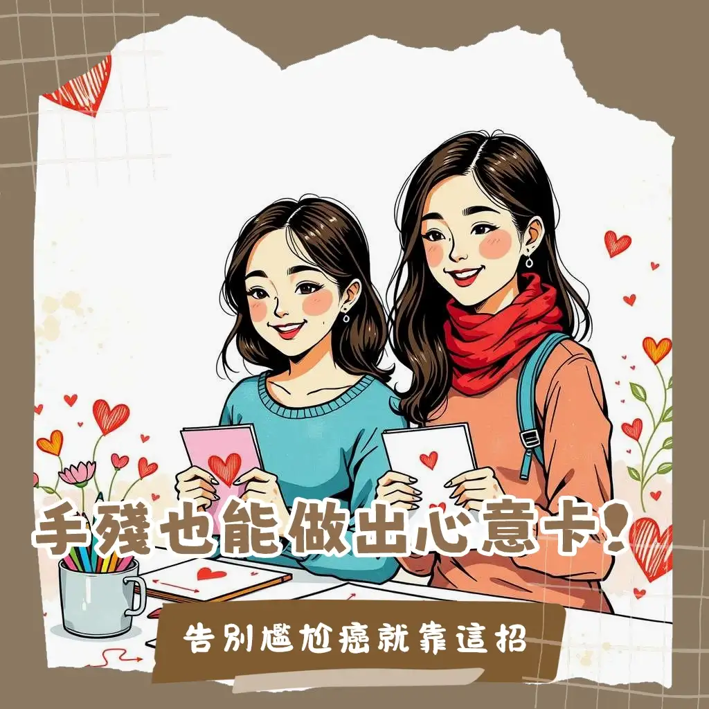 情人節卡片DIY教學，包含基礎拼貼、機關卡片與質感加分小物，讓你親手製作充滿心意的手作卡片。