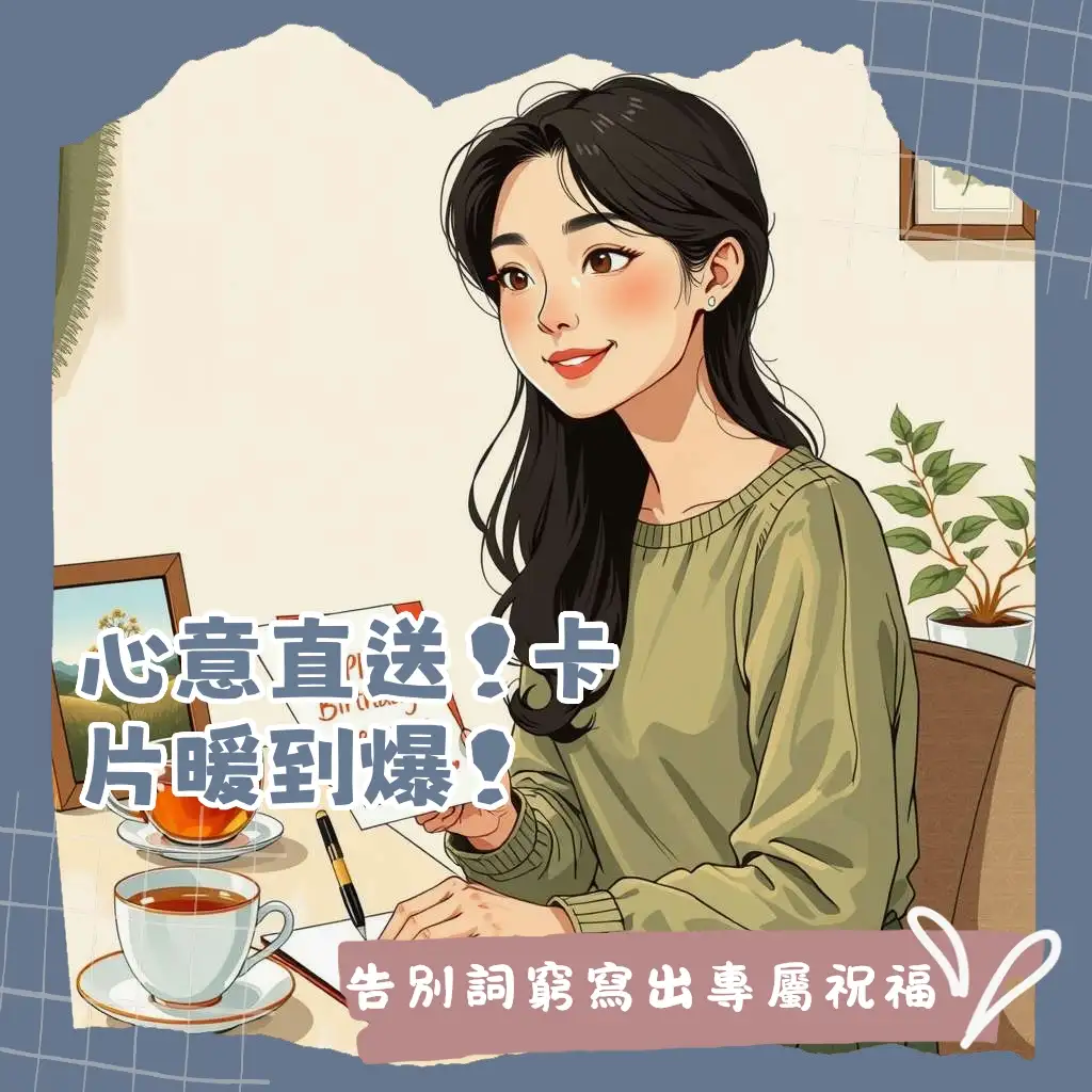 生日卡片範例與祝福語情境教學，幫助你輕鬆寫出獨特溫馨的生日祝福。