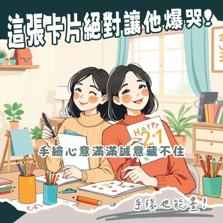 手繪生日卡片怎麼畫？簡單蛋糕、禮物、氣球元素教學，讓新手也能輕鬆畫出可愛風格的生日祝福卡片，展現獨特心意！