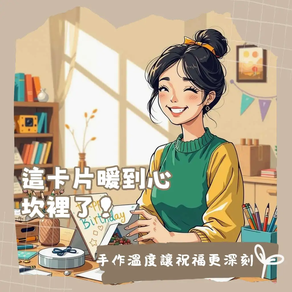 生日卡片製作教學，包含材料、設計風格、機關，手作創意DIY攻略