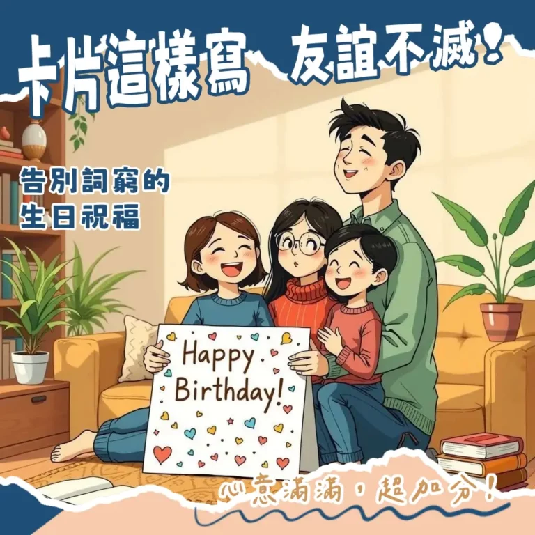 生日卡片封面怎麼寫的完整指南，包含創意文字、設計元素與客製化排版技巧。