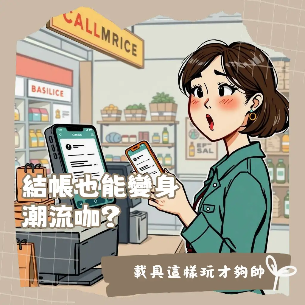 客製化載具圖案懶人包，包含鑰匙圈、卡片、貼紙等實體化應用，讓你結帳帥氣又方便。
