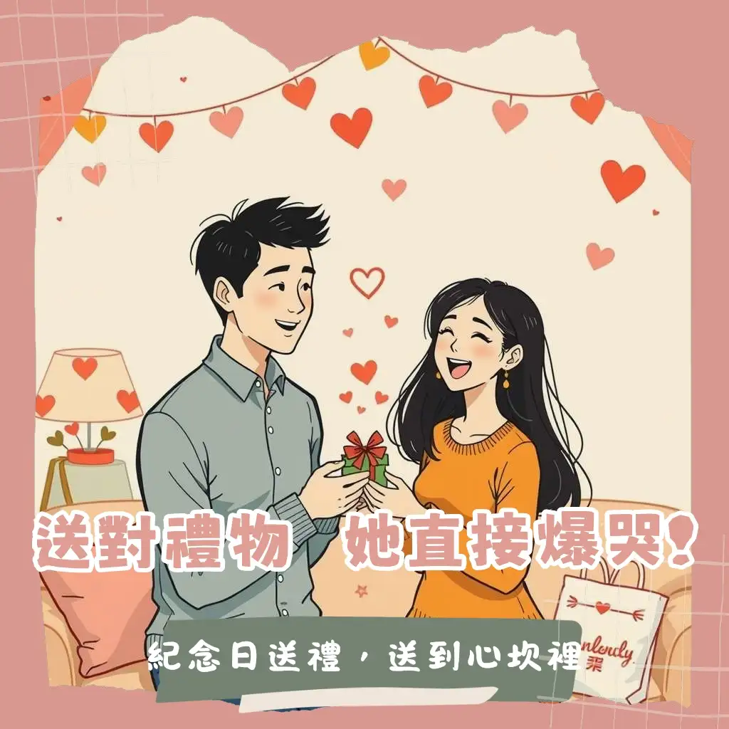 紀念日禮物女朋友挑選指南，涵蓋浪漫實用與驚喜，提供送禮策略。