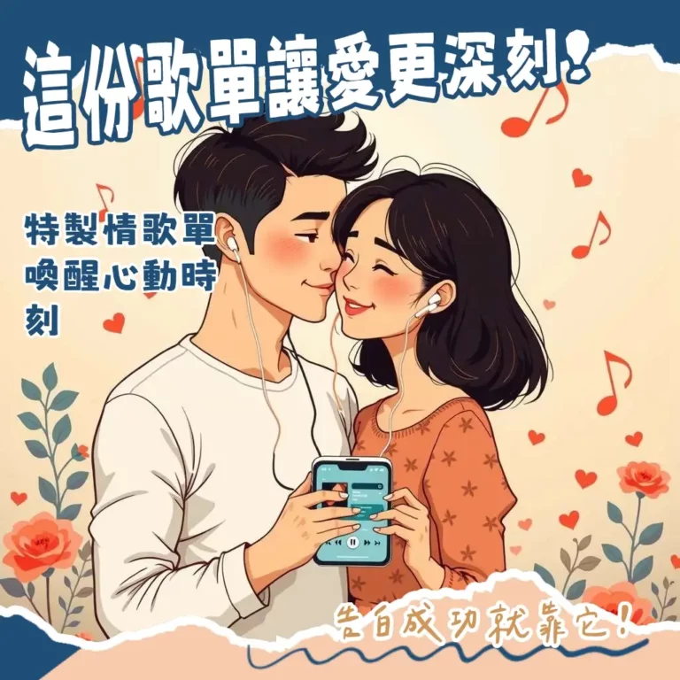 紀念日歌曲推薦指南,包含華語與英文精選,以及選歌小技巧與歌單製作建議,為情侶打造甜蜜回憶。