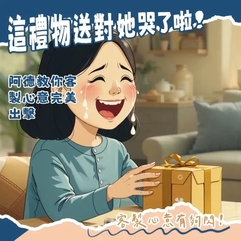 情人節禮物不再送錯！客製化心意讓她感動到淚崩，阿德教你完美出擊！