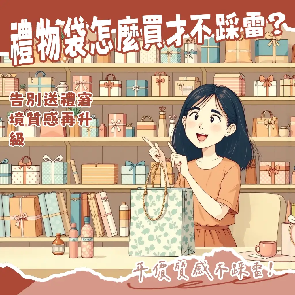 禮物袋哪裡買？讓你的心意「袋」出滿滿驚喜與質感！