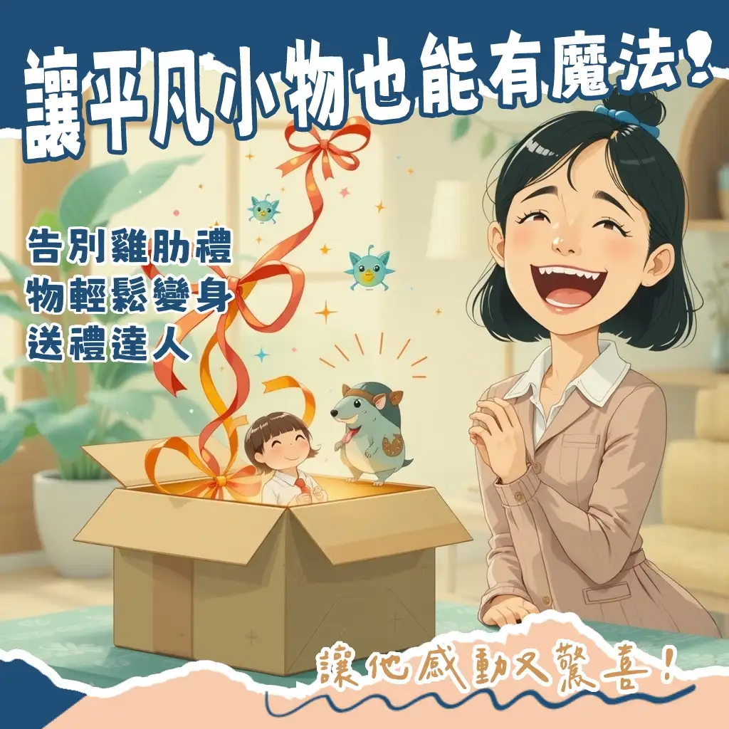 送禮送到心坎裡！挑選實用又有趣禮物的秘訣大公開