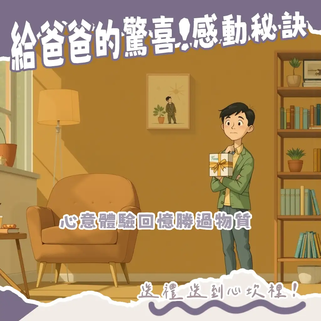 父親節創意禮物怎麼挑？不再煩惱，讓爸爸感動又驚喜！