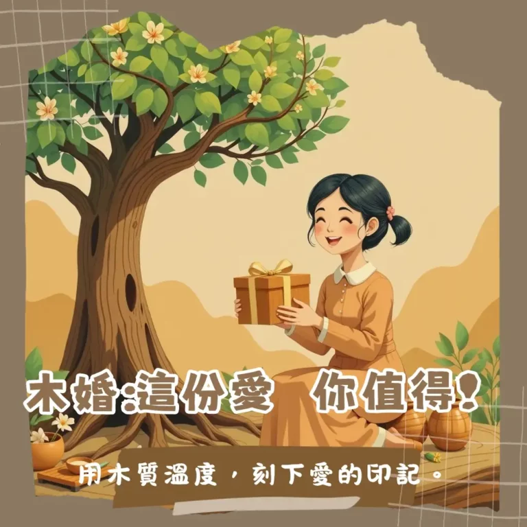 愛的木質宣言:結婚5週年禮物,讓感情像樹一樣堅固成長