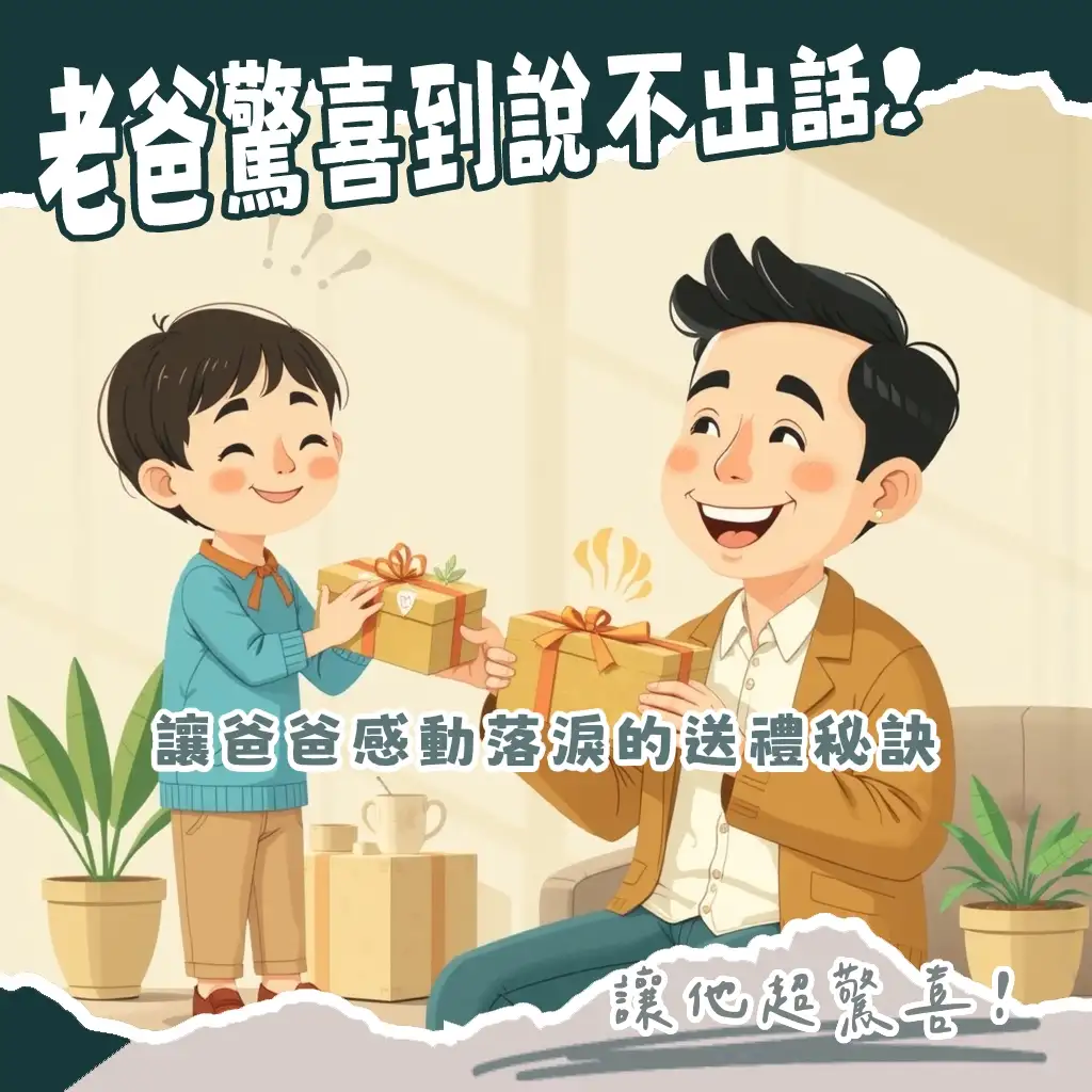 想給爸爸一個驚喜？這些創意父親節禮物讓他會心一笑！