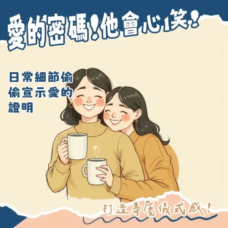 我們的默契小宇宙：用情侶物品悄悄宣示主權，讓愛更靠近！
