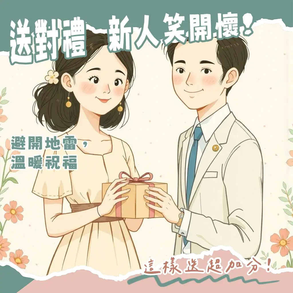 結婚送禮禁忌懶人包：避免不吉利諧音與寓意，讓心意被新人溫暖珍藏。