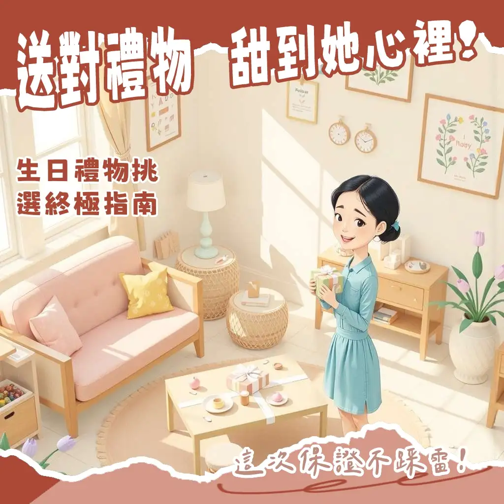 女生生日禮物送什麼完整指南,包含實用美妝、輕奢飾品與心意體驗等多元建議,助你挑選完美禮物。