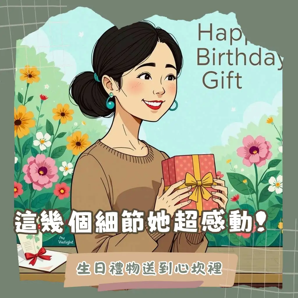 女朋友生日禮物挑選指南，涵蓋飾品、手作、驚喜、實用排行榜，讓她感動又難忘。