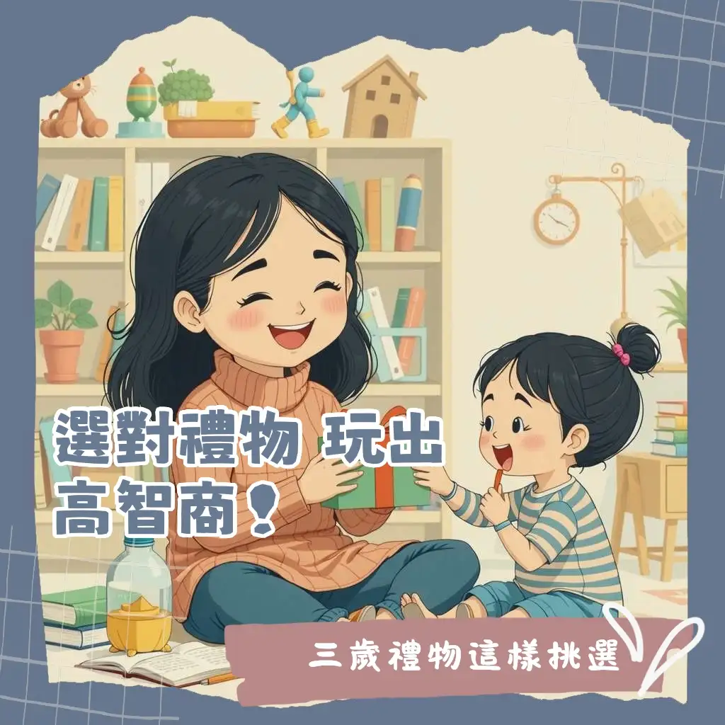 三歲生日禮物推薦指南：精選益智、角色扮演、肢體發展及實用禮物清單