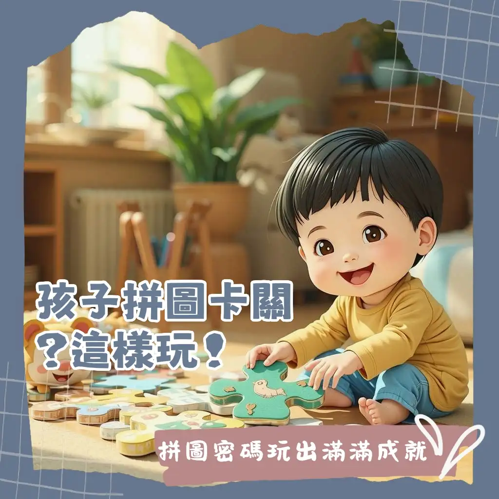 幼兒拼圖能力發展里程碑與挑選建議圖解