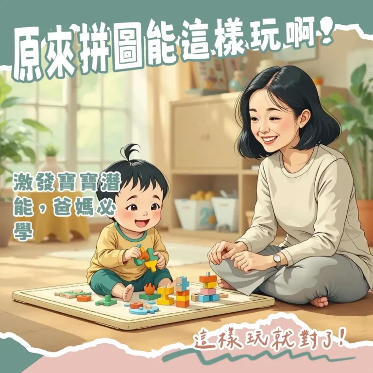 2歲寶寶拼圖能力發展全攻略，介紹適合2歲幼兒的手抓板、鑲嵌式拼圖與訓練專注力的益智玩具。