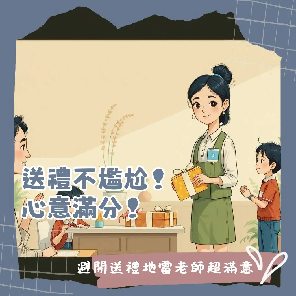 家長送老師畢業禮物心意攻略，涵蓋幼稚園、國小、安親班送禮，避免禁忌並提供心意、實用、質感三種方案，讓感謝傳達無負擔。