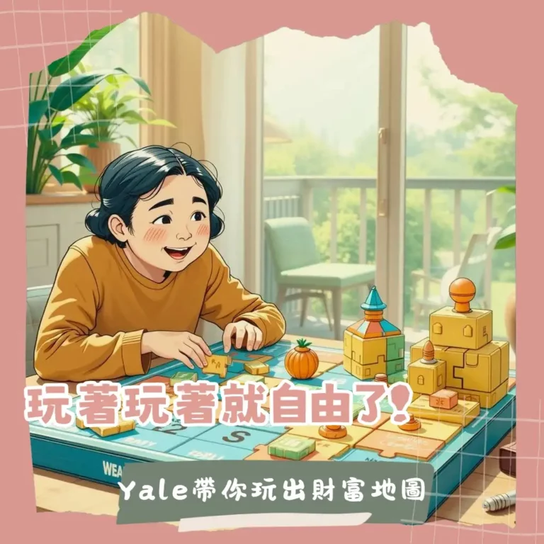 財富自由拼圖桌遊,Yale Chen理財課程,體驗式學習資產配置與被動收入