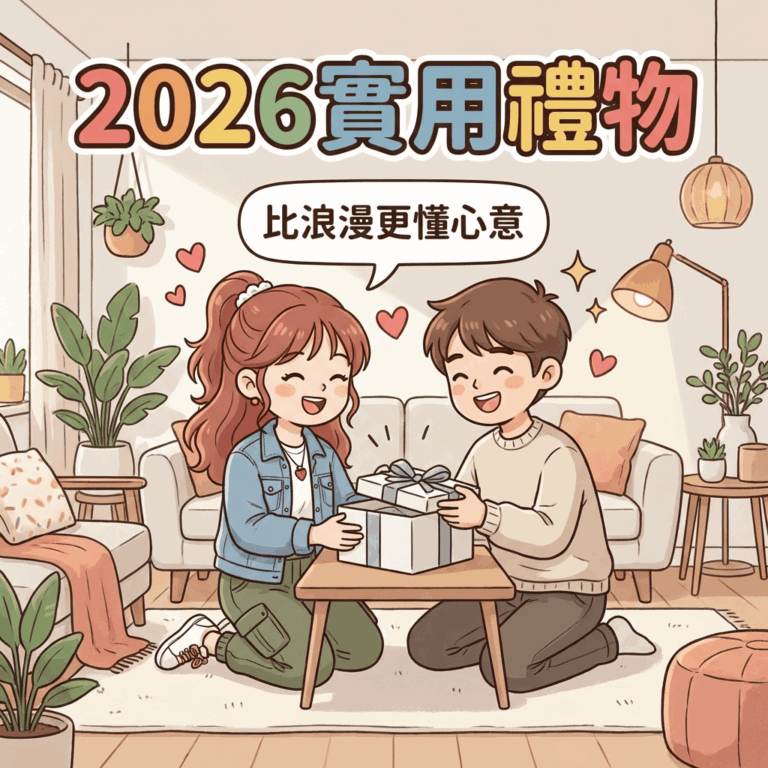 2026實用情人節禮物推薦清單，包含3C配件、質感家電與辦公好物，適合送給男友與女友的貼心選擇。