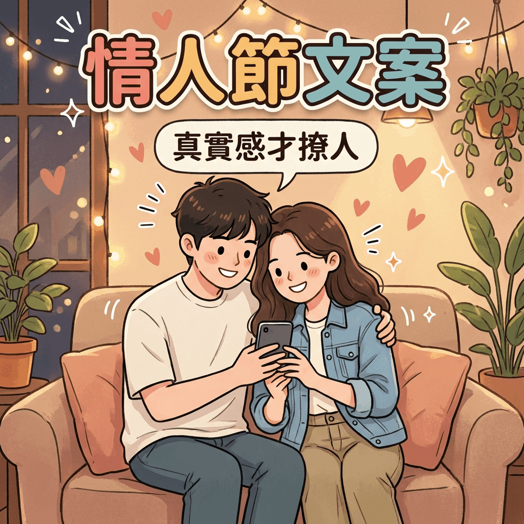 2026情人節文案靈感懶人包，包含IG放閃短句、搞笑語錄與英文祝福教學